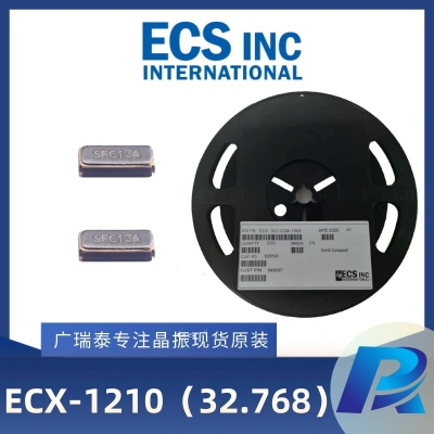 ECS XTAL ECS-.327-6-1210B-N-TR 32.768KHZ SMD1210 6PF